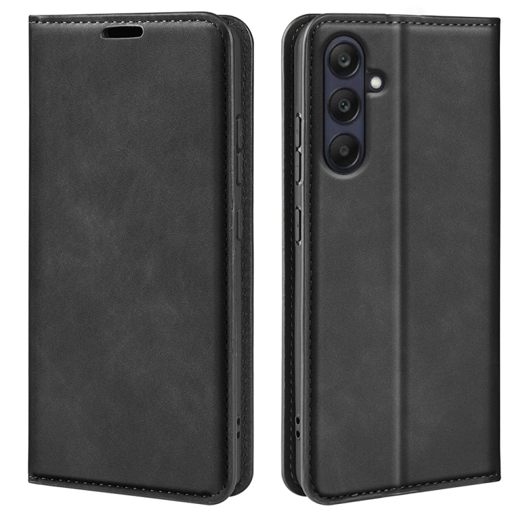 Retro-skin Magnetic Suction Leather Phone Case, For Samsung Galaxy A07 4G, For Samsung Galaxy A17 5G, For Samsung Galaxy S25 Edge 5G, For Samsung Galaxy A06 5G, For Samsung Galaxy A26, For Samsung Galaxy A36, For Samsung Galaxy S25 5G                  ...