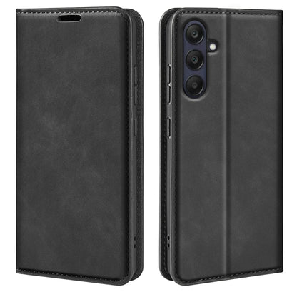 Retro-skin Magnetic Suction Leather Phone Case, For Samsung Galaxy A07 4G, For Samsung Galaxy A17 5G, For Samsung Galaxy S25 Edge 5G, For Samsung Galaxy A06 5G, For Samsung Galaxy A26, For Samsung Galaxy A36, For Samsung Galaxy S25 5G                  ...