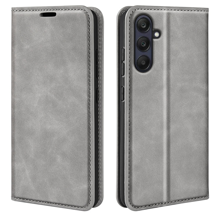 Retro-skin Magnetic Suction Leather Phone Case, For Samsung Galaxy A07 4G, For Samsung Galaxy A17 5G, For Samsung Galaxy S25 Edge 5G, For Samsung Galaxy A06 5G, For Samsung Galaxy A26, For Samsung Galaxy A36, For Samsung Galaxy S25 5G                  ...
