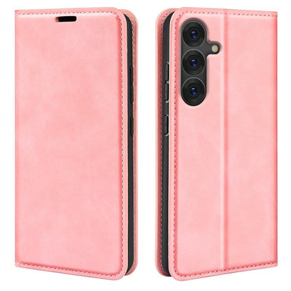 Retro-skin Magnetic Suction Leather Phone Case, For Samsung Galaxy A07 4G, For Samsung Galaxy A17 5G, For Samsung Galaxy S25 Edge 5G, For Samsung Galaxy A06 5G, For Samsung Galaxy A26, For Samsung Galaxy A36, For Samsung Galaxy S25 5G                  ...