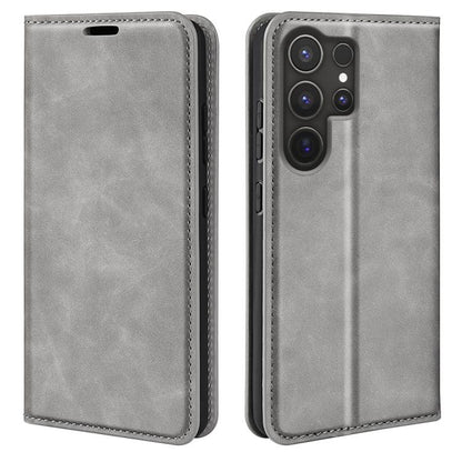 Retro-skin Magnetic Suction Leather Phone Case, For Samsung Galaxy A07 4G, For Samsung Galaxy A17 5G, For Samsung Galaxy S25 Edge 5G, For Samsung Galaxy A06 5G, For Samsung Galaxy A26, For Samsung Galaxy A36, For Samsung Galaxy S25 5G                  ...