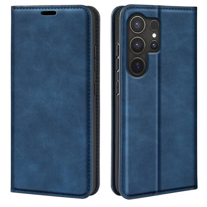 Retro-skin Magnetic Suction Leather Phone Case, For Samsung Galaxy A07 4G, For Samsung Galaxy A17 5G, For Samsung Galaxy S25 Edge 5G, For Samsung Galaxy A06 5G, For Samsung Galaxy A26, For Samsung Galaxy A36, For Samsung Galaxy S25 5G                  ...