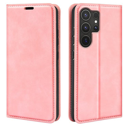 Retro-skin Magnetic Suction Leather Phone Case, For Samsung Galaxy A07 4G, For Samsung Galaxy A17 5G, For Samsung Galaxy S25 Edge 5G, For Samsung Galaxy A06 5G, For Samsung Galaxy A26, For Samsung Galaxy A36, For Samsung Galaxy S25 5G                  ...