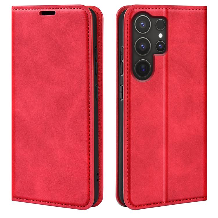 Retro-skin Magnetic Suction Leather Phone Case, For Samsung Galaxy A07 4G, For Samsung Galaxy A17 5G, For Samsung Galaxy S25 Edge 5G, For Samsung Galaxy A06 5G, For Samsung Galaxy A26, For Samsung Galaxy A36, For Samsung Galaxy S25 5G                  ...
