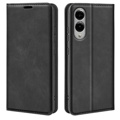 Retro-skin Magnetic Suction Leather Phone Case, For Samsung Galaxy A07 4G, For Samsung Galaxy A17 5G, For Samsung Galaxy S25 Edge 5G, For Samsung Galaxy A06 5G, For Samsung Galaxy A26, For Samsung Galaxy A36, For Samsung Galaxy S25 5G                  ...