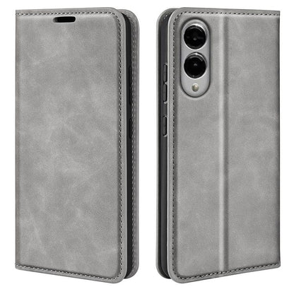 Retro-skin Magnetic Suction Leather Phone Case, For Samsung Galaxy A07 4G, For Samsung Galaxy A17 5G, For Samsung Galaxy S25 Edge 5G, For Samsung Galaxy A06 5G, For Samsung Galaxy A26, For Samsung Galaxy A36, For Samsung Galaxy S25 5G                  ...