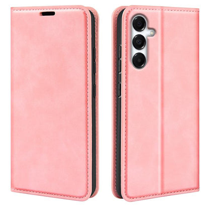 Retro-skin Magnetic Suction Leather Phone Case, For Samsung Galaxy A07 4G, For Samsung Galaxy A17 5G, For Samsung Galaxy S25 Edge 5G, For Samsung Galaxy A06 5G, For Samsung Galaxy A26, For Samsung Galaxy A36, For Samsung Galaxy S25 5G                  ...