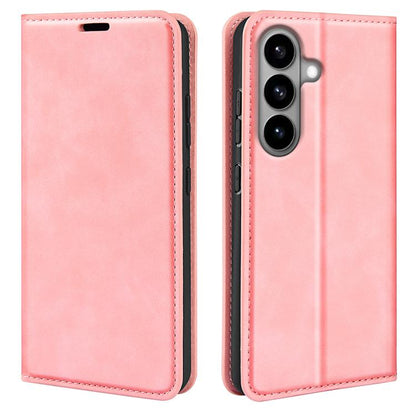 Retro-skin Magnetic Suction Leather Phone Case, For Galaxy S26 FE  5G, For Galaxy S26+ 5G, For Galaxy S26 Edge 5G, For Galaxy S26 Ultra 5G, For Galaxy S26 5G, For Samsung Galaxy A57 5G, For Samsung Galaxy A37 5G, For Samsung Galaxy A27 5G              ...