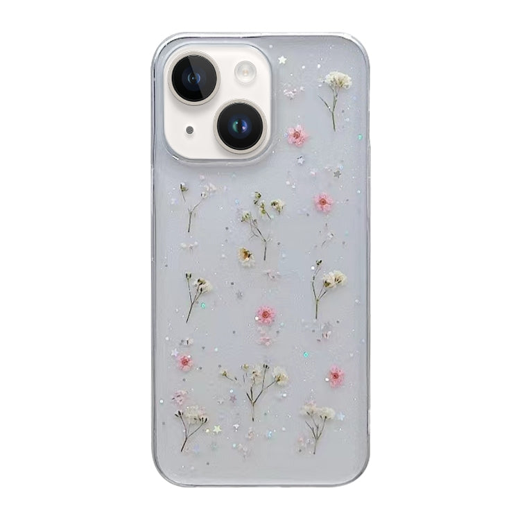 Gypsophila Flowers Pattern TPU Protective Phone Case