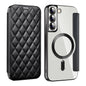 Shield MagSafe RFID Anti-theft Rhombus Leather Phone Case, For Samsung Galaxy S23 Ultra 5G, For Samsung Galaxy S23+ 5G, For Samsung Galaxy S23 5G, For Samsung Galaxy S22 Ultra 5G, For Samsung Galaxy S22+ 5G, For Samsung Galaxy S22 5G