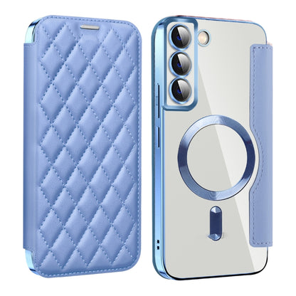 Shield MagSafe RFID Anti-theft Rhombus Leather Phone Case, For Samsung Galaxy S23 Ultra 5G, For Samsung Galaxy S23+ 5G, For Samsung Galaxy S23 5G, For Samsung Galaxy S22 Ultra 5G, For Samsung Galaxy S22+ 5G, For Samsung Galaxy S22 5G