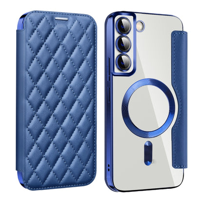 Shield MagSafe RFID Anti-theft Rhombus Leather Phone Case, For Samsung Galaxy S23 Ultra 5G, For Samsung Galaxy S23+ 5G, For Samsung Galaxy S23 5G, For Samsung Galaxy S22 Ultra 5G, For Samsung Galaxy S22+ 5G, For Samsung Galaxy S22 5G