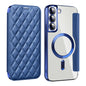 Shield MagSafe RFID Anti-theft Rhombus Leather Phone Case, For Samsung Galaxy S23 Ultra 5G, For Samsung Galaxy S23+ 5G, For Samsung Galaxy S23 5G, For Samsung Galaxy S22 Ultra 5G, For Samsung Galaxy S22+ 5G, For Samsung Galaxy S22 5G