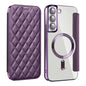 Shield MagSafe RFID Anti-theft Rhombus Leather Phone Case, For Samsung Galaxy S23 Ultra 5G, For Samsung Galaxy S23+ 5G, For Samsung Galaxy S23 5G, For Samsung Galaxy S22 Ultra 5G, For Samsung Galaxy S22+ 5G, For Samsung Galaxy S22 5G