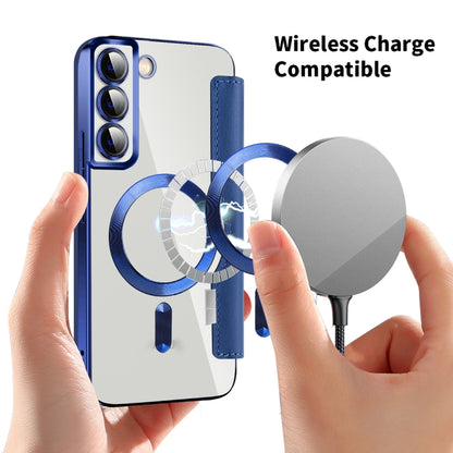 Shield MagSafe RFID Anti-theft Rhombus Leather Phone Case, For Samsung Galaxy S23 Ultra 5G, For Samsung Galaxy S23+ 5G, For Samsung Galaxy S23 5G, For Samsung Galaxy S22 Ultra 5G, For Samsung Galaxy S22+ 5G, For Samsung Galaxy S22 5G