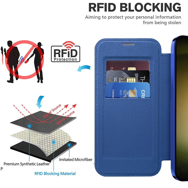 Shield MagSafe RFID Anti-theft Rhombus Leather Phone Case, For Samsung Galaxy S23 Ultra 5G, For Samsung Galaxy S23+ 5G, For Samsung Galaxy S23 5G, For Samsung Galaxy S22 Ultra 5G, For Samsung Galaxy S22+ 5G, For Samsung Galaxy S22 5G