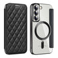 Shield MagSafe RFID Anti-theft Rhombus Leather Phone Case, For Samsung Galaxy S23 Ultra 5G, For Samsung Galaxy S23+ 5G, For Samsung Galaxy S23 5G, For Samsung Galaxy S22 Ultra 5G, For Samsung Galaxy S22+ 5G, For Samsung Galaxy S22 5G