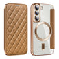 Shield MagSafe RFID Anti-theft Rhombus Leather Phone Case, For Samsung Galaxy S23 Ultra 5G, For Samsung Galaxy S23+ 5G, For Samsung Galaxy S23 5G, For Samsung Galaxy S22 Ultra 5G, For Samsung Galaxy S22+ 5G, For Samsung Galaxy S22 5G