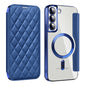 Shield MagSafe RFID Anti-theft Rhombus Leather Phone Case, For Samsung Galaxy S23 Ultra 5G, For Samsung Galaxy S23+ 5G, For Samsung Galaxy S23 5G, For Samsung Galaxy S22 Ultra 5G, For Samsung Galaxy S22+ 5G, For Samsung Galaxy S22 5G
