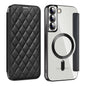 Shield MagSafe RFID Anti-theft Rhombus Leather Phone Case, For Samsung Galaxy S23 Ultra 5G, For Samsung Galaxy S23+ 5G, For Samsung Galaxy S23 5G, For Samsung Galaxy S22 Ultra 5G, For Samsung Galaxy S22+ 5G, For Samsung Galaxy S22 5G