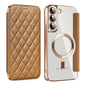 Shield MagSafe RFID Anti-theft Rhombus Leather Phone Case, For Samsung Galaxy S23 Ultra 5G, For Samsung Galaxy S23+ 5G, For Samsung Galaxy S23 5G, For Samsung Galaxy S22 Ultra 5G, For Samsung Galaxy S22+ 5G, For Samsung Galaxy S22 5G