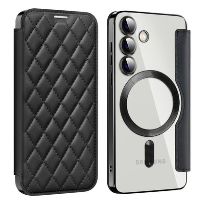 Shield MagSafe RFID Anti-theft Rhombus Leather Phone Case, For Samsung Galaxy S24+ 5G, For Samsung Galaxy S24 5G, For Samsung Galaxy A15, For Samsung Galaxy A05, For Samsung Galaxy A05s, For Samsung Galaxy S23 FE 5G