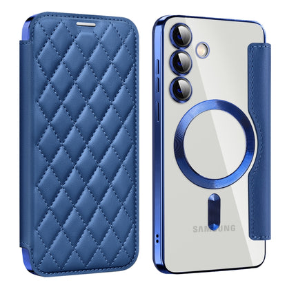 Shield MagSafe RFID Anti-theft Rhombus Leather Phone Case, For Samsung Galaxy S24+ 5G, For Samsung Galaxy S24 5G, For Samsung Galaxy A15, For Samsung Galaxy A05, For Samsung Galaxy A05s, For Samsung Galaxy S23 FE 5G