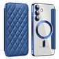 Shield MagSafe RFID Anti-theft Rhombus Leather Phone Case, For Samsung Galaxy S24+ 5G, For Samsung Galaxy S24 5G, For Samsung Galaxy A15, For Samsung Galaxy A05, For Samsung Galaxy A05s, For Samsung Galaxy S23 FE 5G