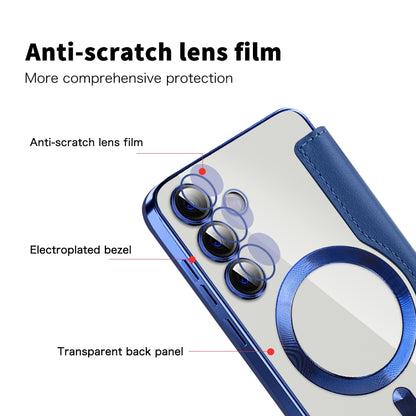 Shield MagSafe RFID Anti-theft Rhombus Leather Phone Case, For Samsung Galaxy S24+ 5G, For Samsung Galaxy S24 5G, For Samsung Galaxy A15, For Samsung Galaxy A05, For Samsung Galaxy A05s, For Samsung Galaxy S23 FE 5G
