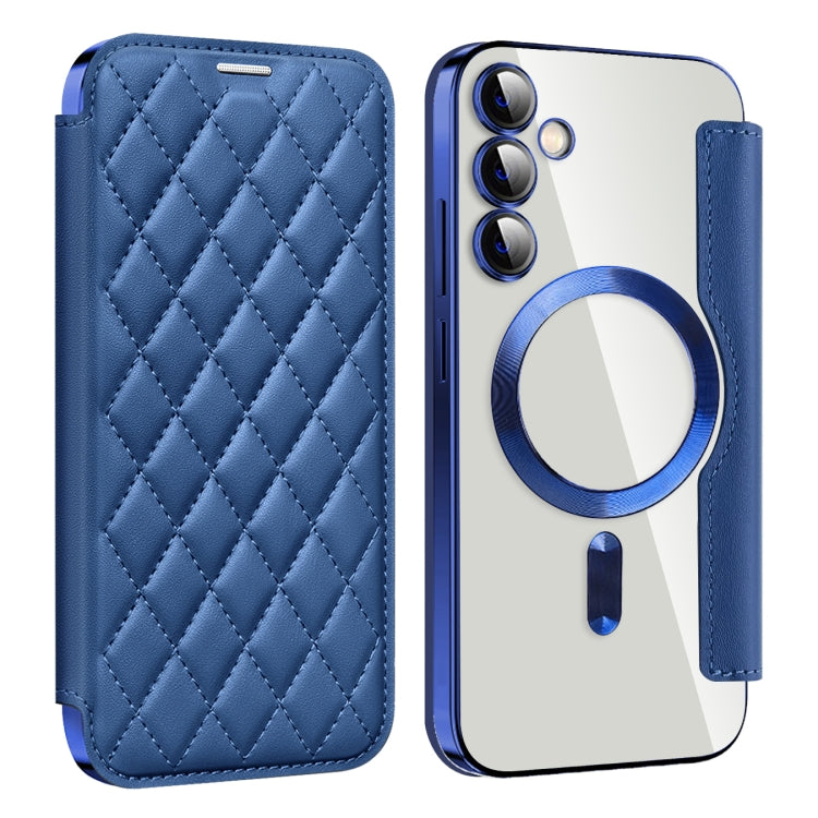 Shield MagSafe RFID Anti-theft Rhombus Leather Phone Case, For Samsung Galaxy S24+ 5G, For Samsung Galaxy S24 5G, For Samsung Galaxy A15, For Samsung Galaxy A05, For Samsung Galaxy A05s, For Samsung Galaxy S23 FE 5G