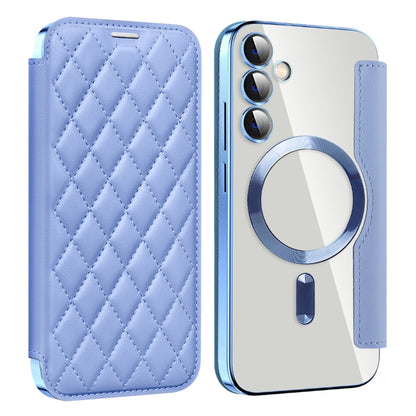 Shield MagSafe RFID Anti-theft Rhombus Leather Phone Case, For Samsung Galaxy S24+ 5G, For Samsung Galaxy S24 5G, For Samsung Galaxy A15, For Samsung Galaxy A05, For Samsung Galaxy A05s, For Samsung Galaxy S23 FE 5G