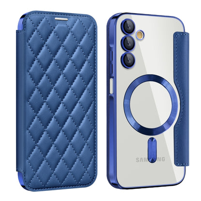 Shield MagSafe RFID Anti-theft Rhombus Leather Phone Case, For Samsung Galaxy S24+ 5G, For Samsung Galaxy S24 5G, For Samsung Galaxy A15, For Samsung Galaxy A05, For Samsung Galaxy A05s, For Samsung Galaxy S23 FE 5G