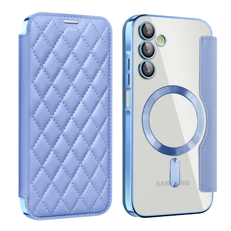 Shield MagSafe RFID Anti-theft Rhombus Leather Phone Case, For Samsung Galaxy S24+ 5G, For Samsung Galaxy S24 5G, For Samsung Galaxy A15, For Samsung Galaxy A05, For Samsung Galaxy A05s, For Samsung Galaxy S23 FE 5G