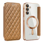 Shield MagSafe RFID Anti-theft Rhombus Leather Phone Case, For Samsung Galaxy S24+ 5G, For Samsung Galaxy S24 5G, For Samsung Galaxy A15, For Samsung Galaxy A05, For Samsung Galaxy A05s, For Samsung Galaxy S23 FE 5G