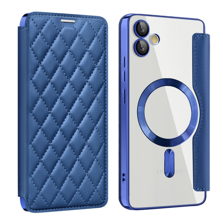 Shield MagSafe RFID Anti-theft Rhombus Leather Phone Case, For Samsung Galaxy S24+ 5G, For Samsung Galaxy S24 5G, For Samsung Galaxy A15, For Samsung Galaxy A05, For Samsung Galaxy A05s, For Samsung Galaxy S23 FE 5G