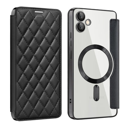 Shield MagSafe RFID Anti-theft Rhombus Leather Phone Case, For Samsung Galaxy S24+ 5G, For Samsung Galaxy S24 5G, For Samsung Galaxy A15, For Samsung Galaxy A05, For Samsung Galaxy A05s, For Samsung Galaxy S23 FE 5G