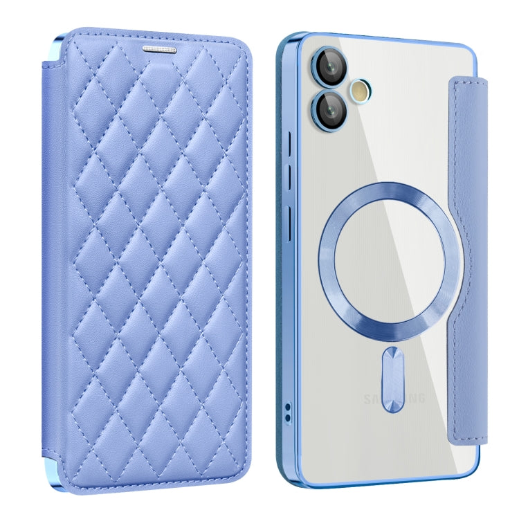 Shield MagSafe RFID Anti-theft Rhombus Leather Phone Case, For Samsung Galaxy S24+ 5G, For Samsung Galaxy S24 5G, For Samsung Galaxy A15, For Samsung Galaxy A05, For Samsung Galaxy A05s, For Samsung Galaxy S23 FE 5G