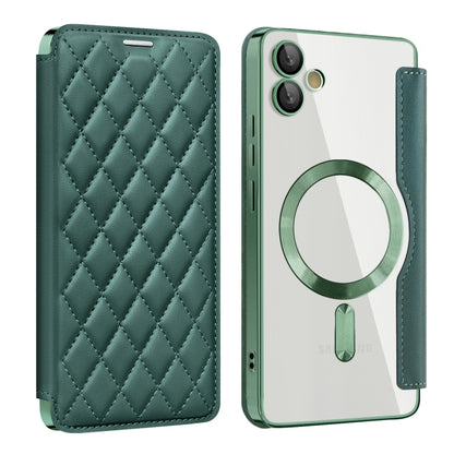 Shield MagSafe RFID Anti-theft Rhombus Leather Phone Case, For Samsung Galaxy S24+ 5G, For Samsung Galaxy S24 5G, For Samsung Galaxy A15, For Samsung Galaxy A05, For Samsung Galaxy A05s, For Samsung Galaxy S23 FE 5G