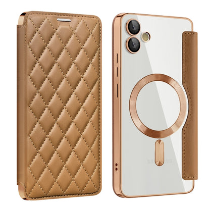 Shield MagSafe RFID Anti-theft Rhombus Leather Phone Case, For Samsung Galaxy S24+ 5G, For Samsung Galaxy S24 5G, For Samsung Galaxy A15, For Samsung Galaxy A05, For Samsung Galaxy A05s, For Samsung Galaxy S23 FE 5G
