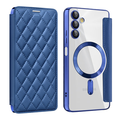 Shield MagSafe RFID Anti-theft Rhombus Leather Phone Case, For Samsung Galaxy S24+ 5G, For Samsung Galaxy S24 5G, For Samsung Galaxy A15, For Samsung Galaxy A05, For Samsung Galaxy A05s, For Samsung Galaxy S23 FE 5G