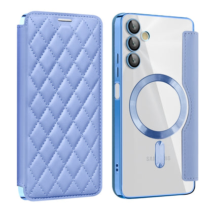 Shield MagSafe RFID Anti-theft Rhombus Leather Phone Case, For Samsung Galaxy S24+ 5G, For Samsung Galaxy S24 5G, For Samsung Galaxy A15, For Samsung Galaxy A05, For Samsung Galaxy A05s, For Samsung Galaxy S23 FE 5G