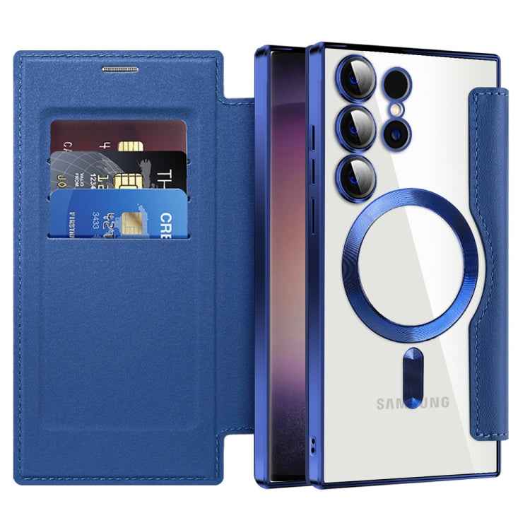 Shield MagSafe RFID Anti-theft Rhombus Leather Phone Case, For Samsung Galaxy S25 Ultra 5G, For Samsung Galaxy A16 5G, For Samsung Galaxy A06 4G, For Samsung Galaxy S24 FE 5G, For Samsung Galaxy A55 5G, For Samsung Galaxy S24 Ultra 5G