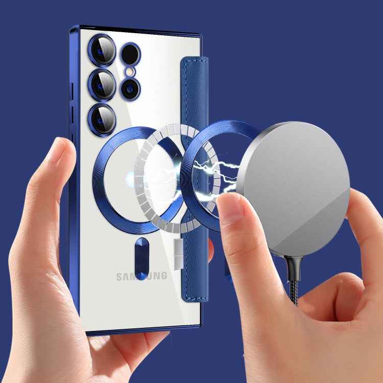 Shield MagSafe RFID Anti-theft Rhombus Leather Phone Case, For Samsung Galaxy S25 Ultra 5G, For Samsung Galaxy A16 5G, For Samsung Galaxy A06 4G, For Samsung Galaxy S24 FE 5G, For Samsung Galaxy A55 5G, For Samsung Galaxy S24 Ultra 5G