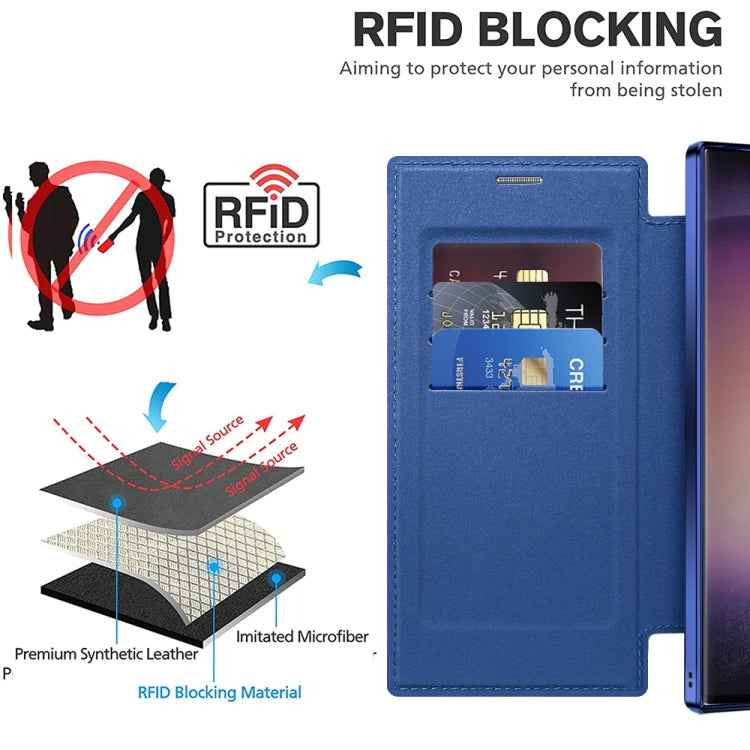 Shield MagSafe RFID Anti-theft Rhombus Leather Phone Case, For Samsung Galaxy S25 Ultra 5G, For Samsung Galaxy A16 5G, For Samsung Galaxy A06 4G, For Samsung Galaxy S24 FE 5G, For Samsung Galaxy A55 5G, For Samsung Galaxy S24 Ultra 5G