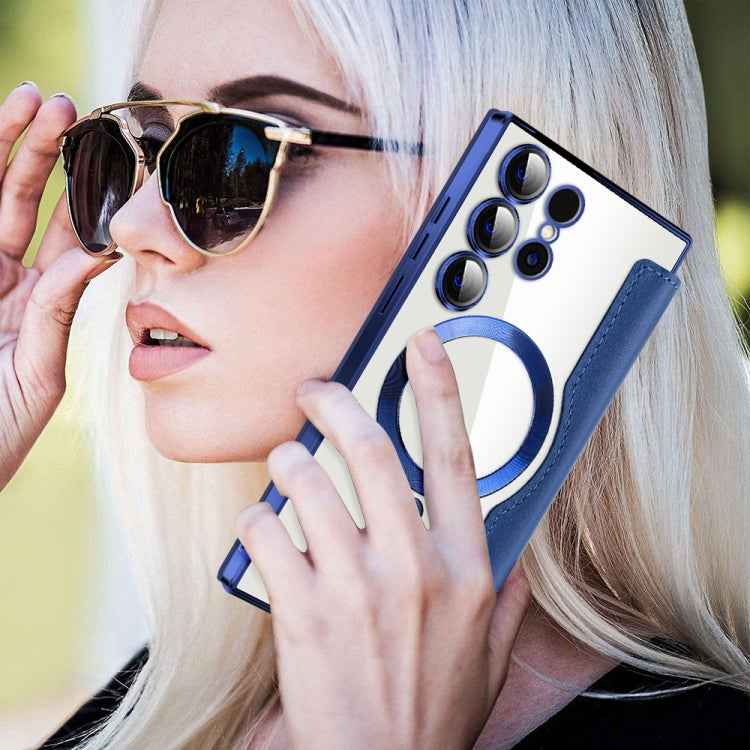 Shield MagSafe RFID Anti-theft Rhombus Leather Phone Case, For Samsung Galaxy S25 Ultra 5G, For Samsung Galaxy A16 5G, For Samsung Galaxy A06 4G, For Samsung Galaxy S24 FE 5G, For Samsung Galaxy A55 5G, For Samsung Galaxy S24 Ultra 5G