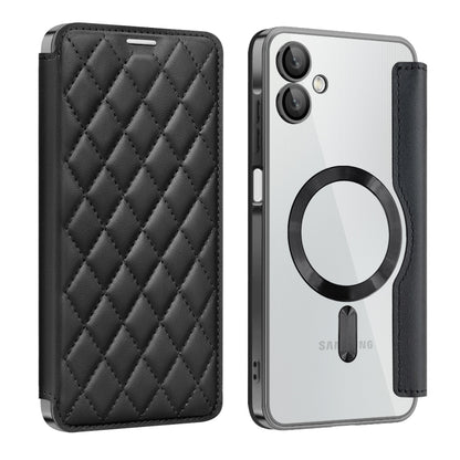 Shield MagSafe RFID Anti-theft Rhombus Leather Phone Case, For Samsung Galaxy S25 Ultra 5G, For Samsung Galaxy A16 5G, For Samsung Galaxy A06 4G, For Samsung Galaxy S24 FE 5G, For Samsung Galaxy A55 5G, For Samsung Galaxy S24 Ultra 5G