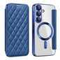 Shield MagSafe RFID Anti-theft Rhombus Leather Phone Case, For Samsung Galaxy S26+ 5G, For Samsung Galaxy S26 Ultra 5G, For Samsung Galaxy S26 5G, For Samsung Galaxy A56 5G, For Samsung Galaxy S25 5G, For Samsung Galaxy S25+ 5G