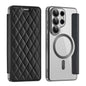 Shield MagSafe RFID Anti-theft Rhombus Leather Phone Case, For Samsung Galaxy S26+ 5G, For Samsung Galaxy S26 Ultra 5G, For Samsung Galaxy S26 5G, For Samsung Galaxy A56 5G, For Samsung Galaxy S25 5G, For Samsung Galaxy S25+ 5G