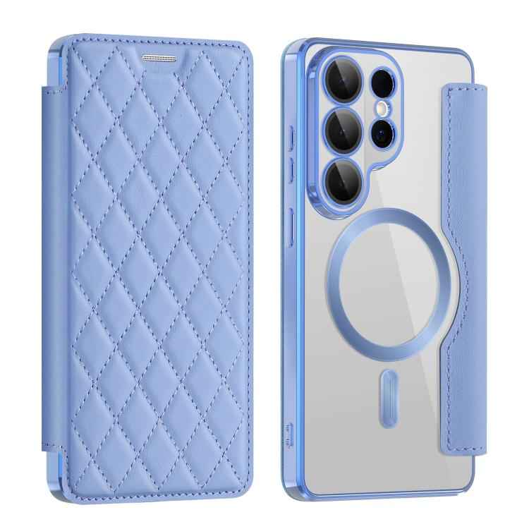 Shield MagSafe RFID Anti-theft Rhombus Leather Phone Case, For Samsung Galaxy S26+ 5G, For Samsung Galaxy S26 Ultra 5G, For Samsung Galaxy S26 5G, For Samsung Galaxy A56 5G, For Samsung Galaxy S25 5G, For Samsung Galaxy S25+ 5G