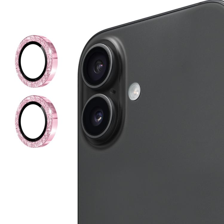 ENKAY Hat-Prince Glitter Rear Lens Aluminium Alloy Tempered Glass Film